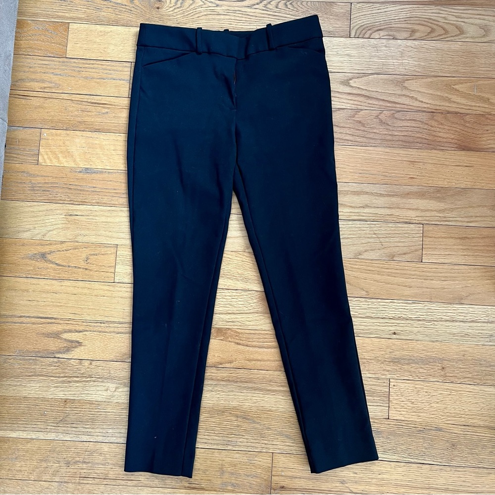 LOFT Classic Slim Cut Black Dress Pants